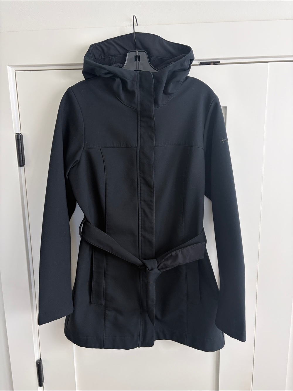Columbia Water-Resistant Hooded & Belted Trench Jacket - Women's Medium